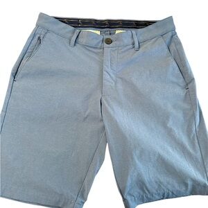 Tommy Bahama Blue Flat Front Shorts Lightweight Casual